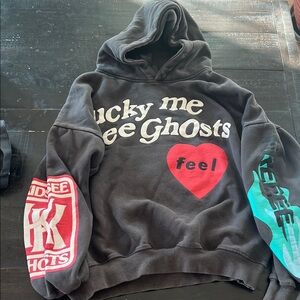 Lucky Me I See Ghosts Black Hoodie